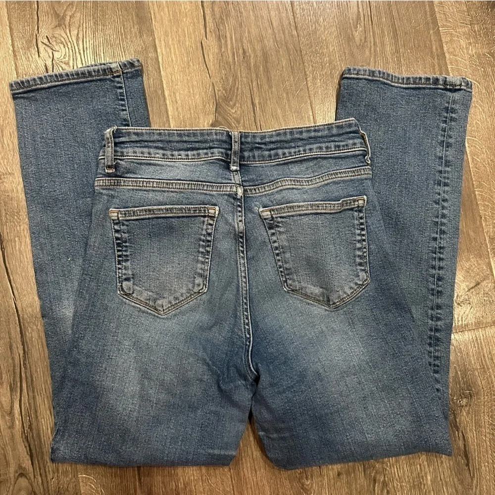 MNG by Mango Straight Leg Jeans Women's Size 6 High Waist Medium Wash Denim - Picture 15 of 15